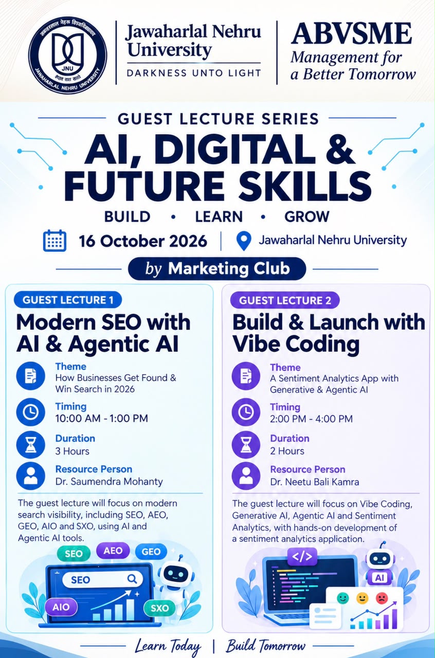 GUEST LECTURE on AI, DIGITAL & FUTURE SKILLS
