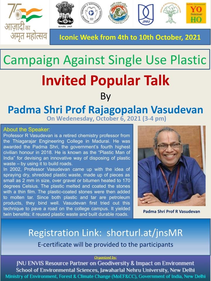 Campaign against single use plastics